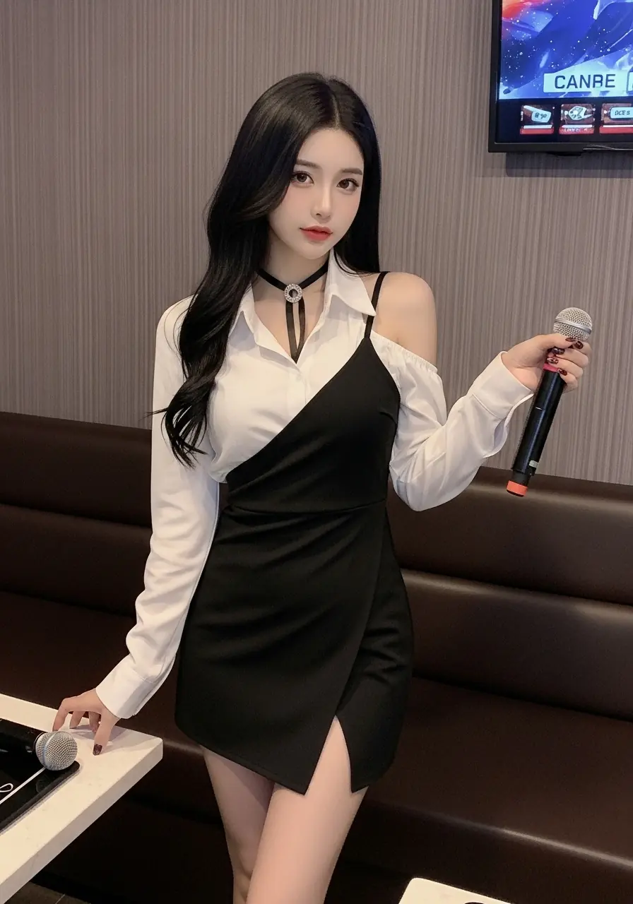 부천 원미동 다국적노래방 깔끔한 룸 환경