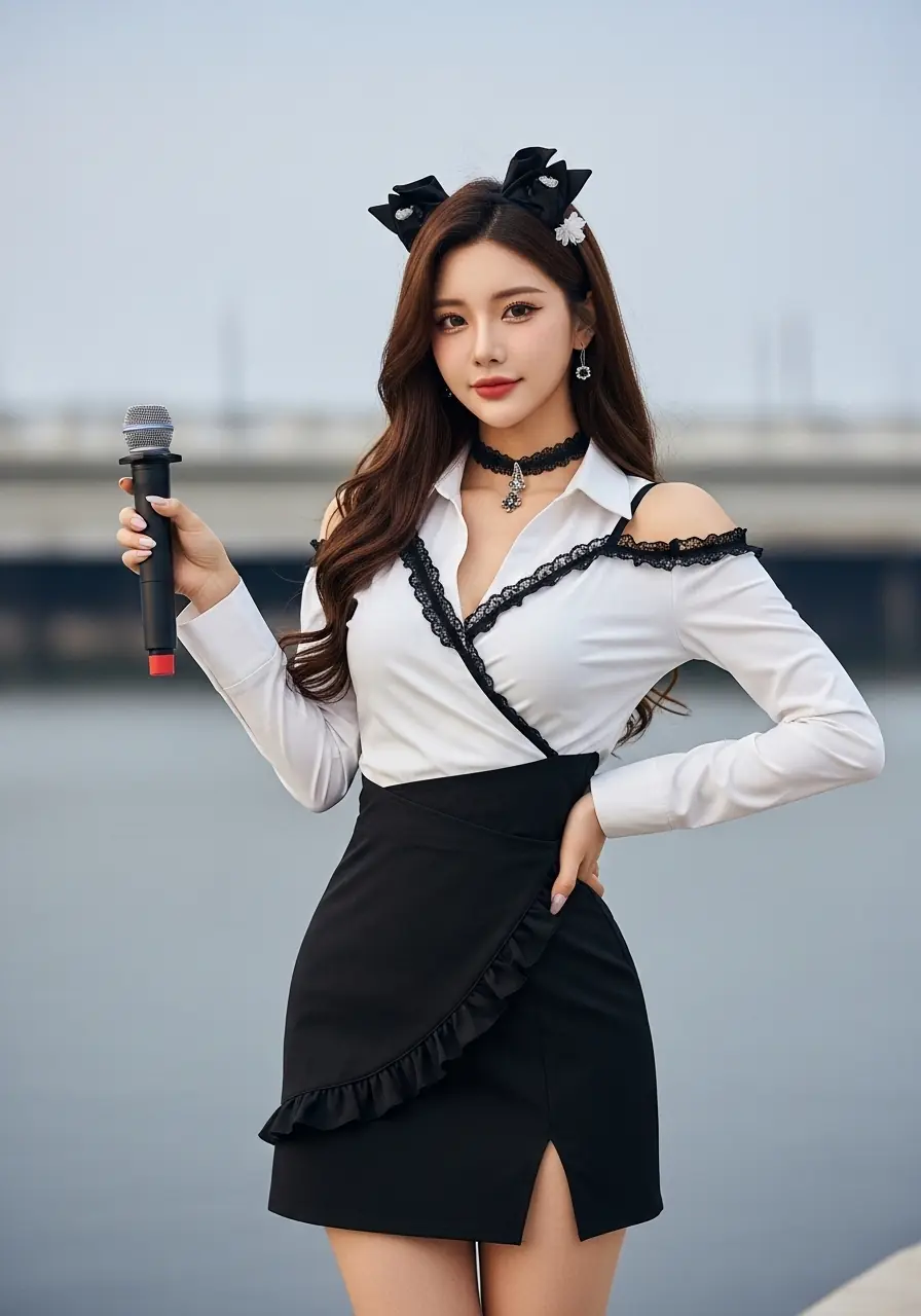 부천 도당동 다국적노래방 룸 내부