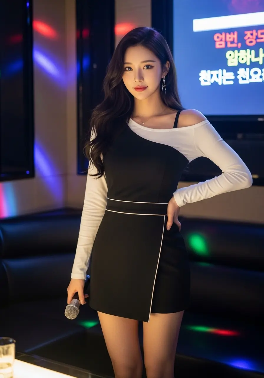부천 원미동 다국적노래방 인테리어