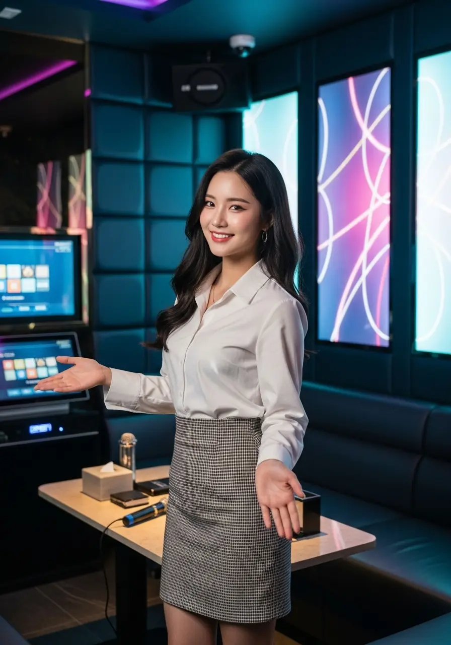 부천 다국적노래방 인테리어